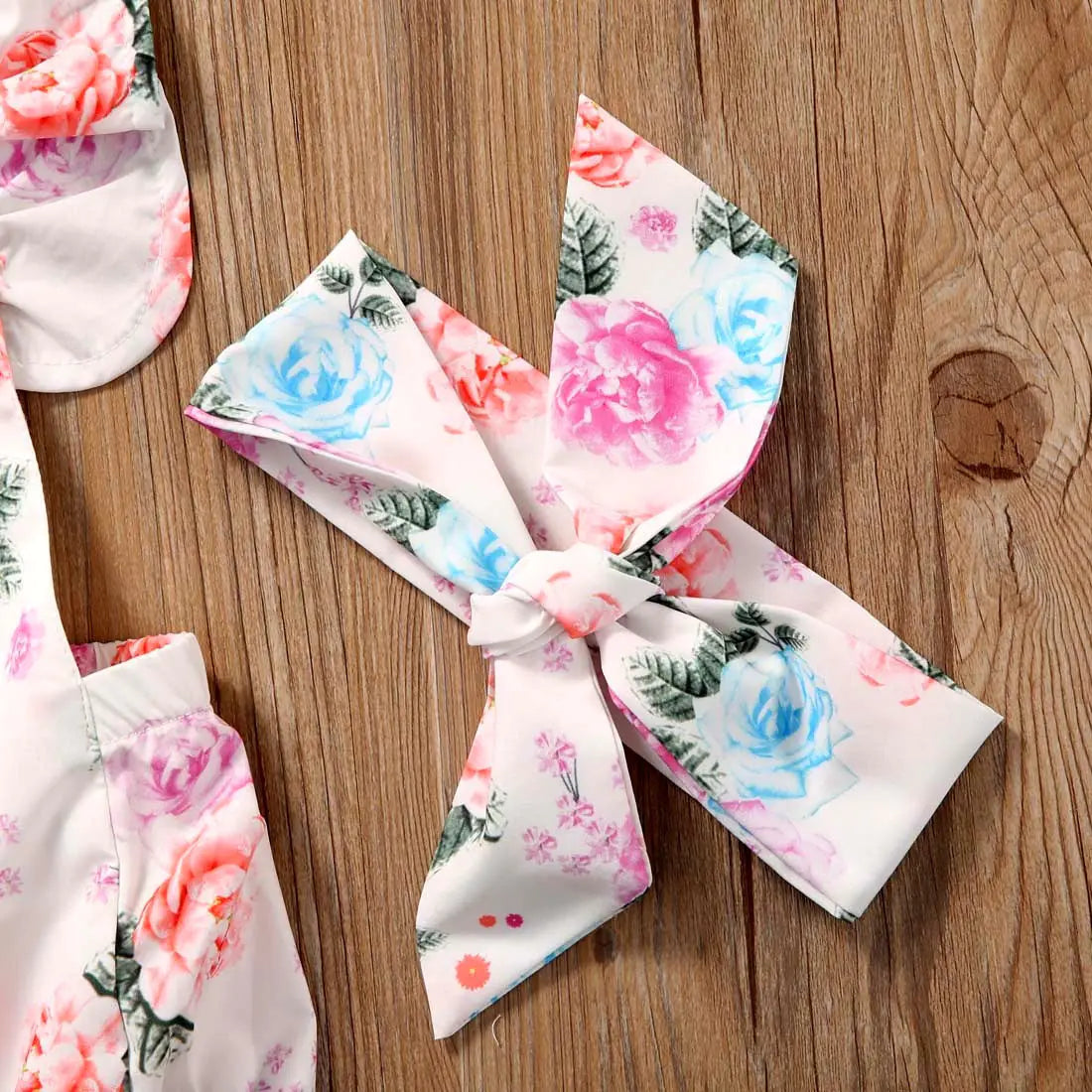 Cute Floral Triangle Romper for Infants and Toddlers