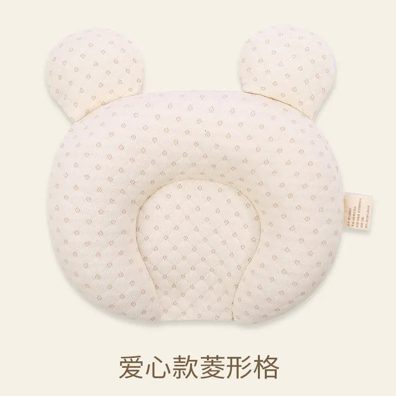 Breathable Baby Pillow with Removable Cover and Latex Fill