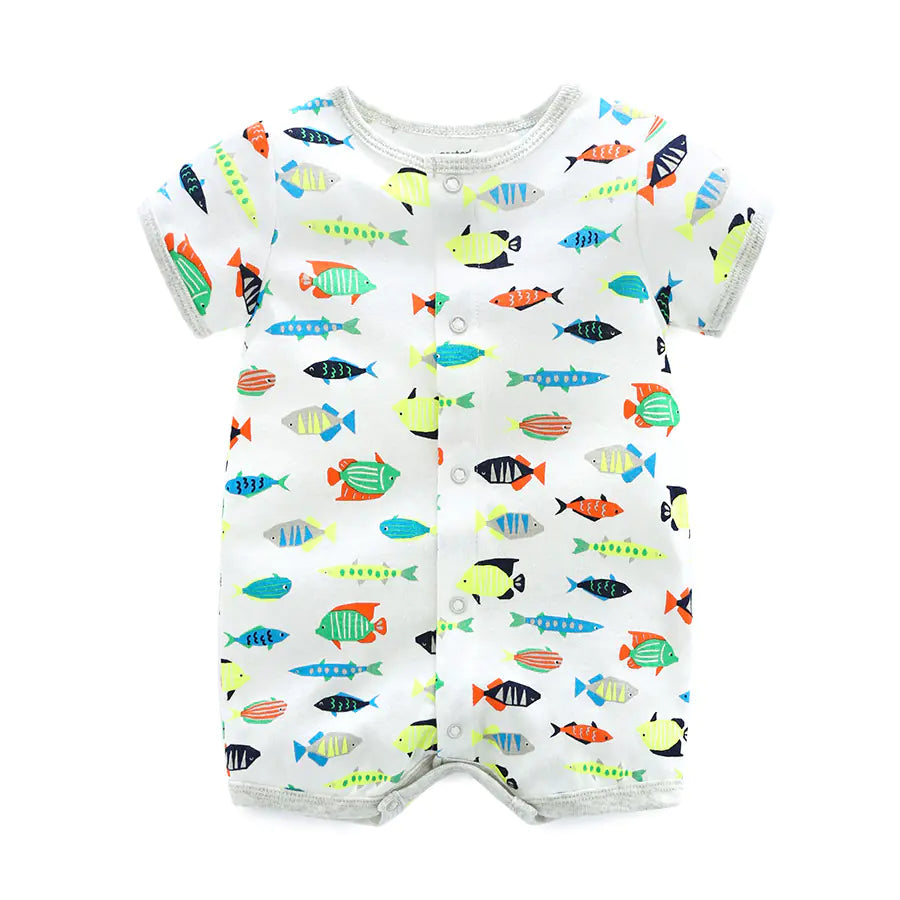 Summer Sleeveless Baby Romper for Girls (Cotton)