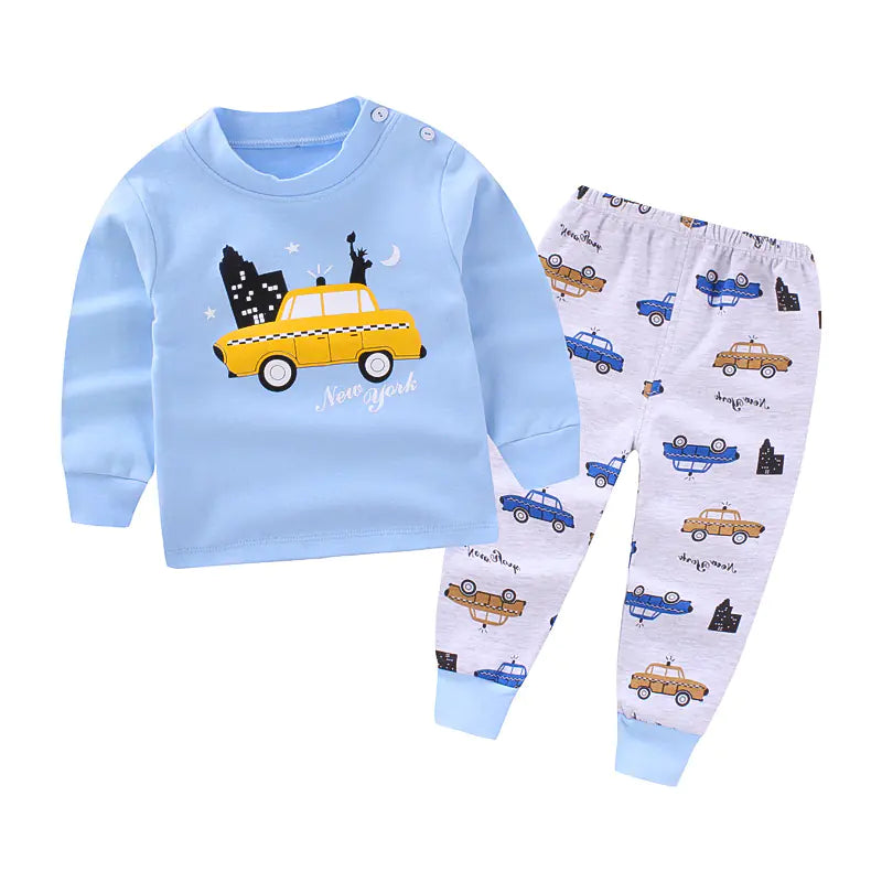 Cotton Home Wear Set for Infants and Toddlers