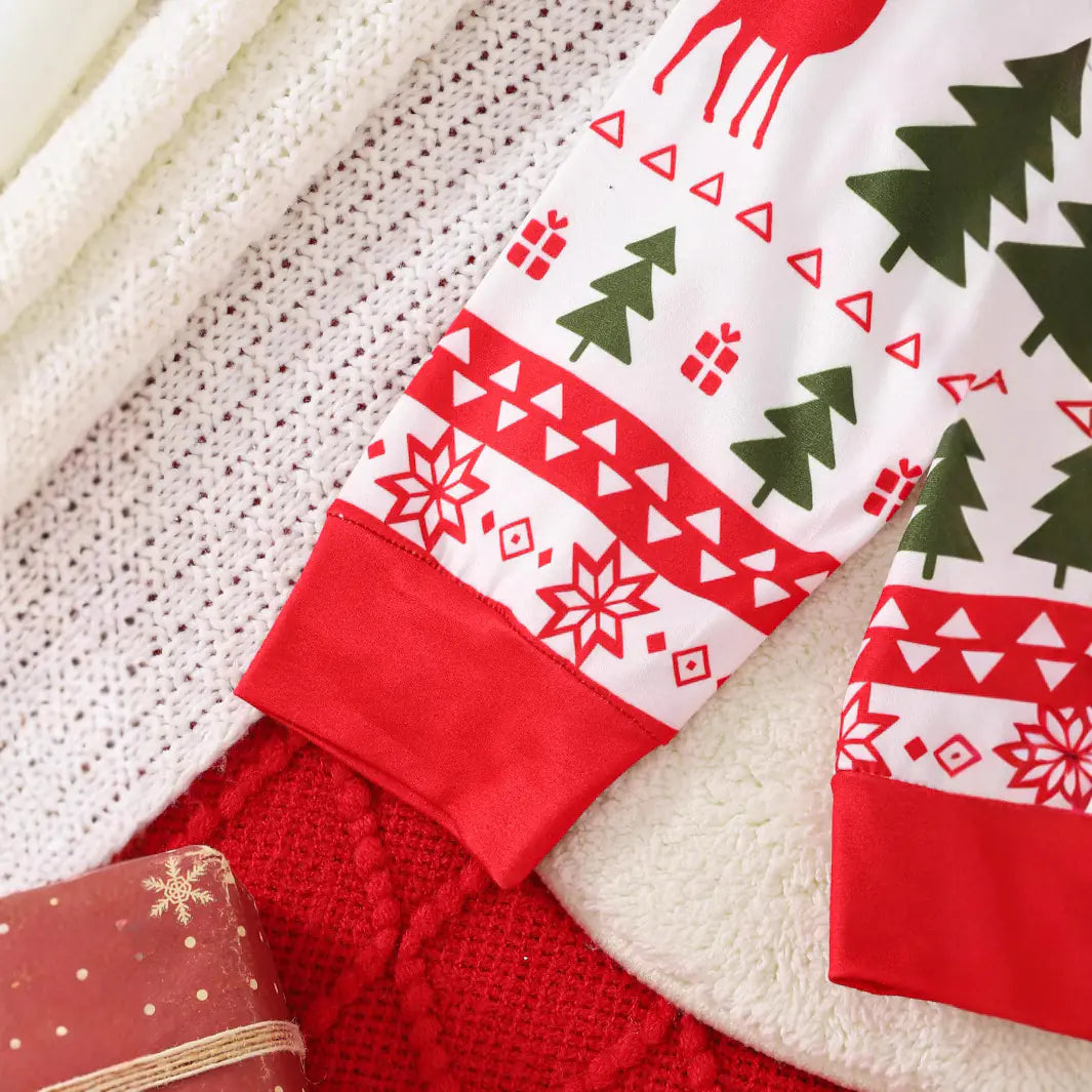 Boys Christmas Print 2-Piece Set