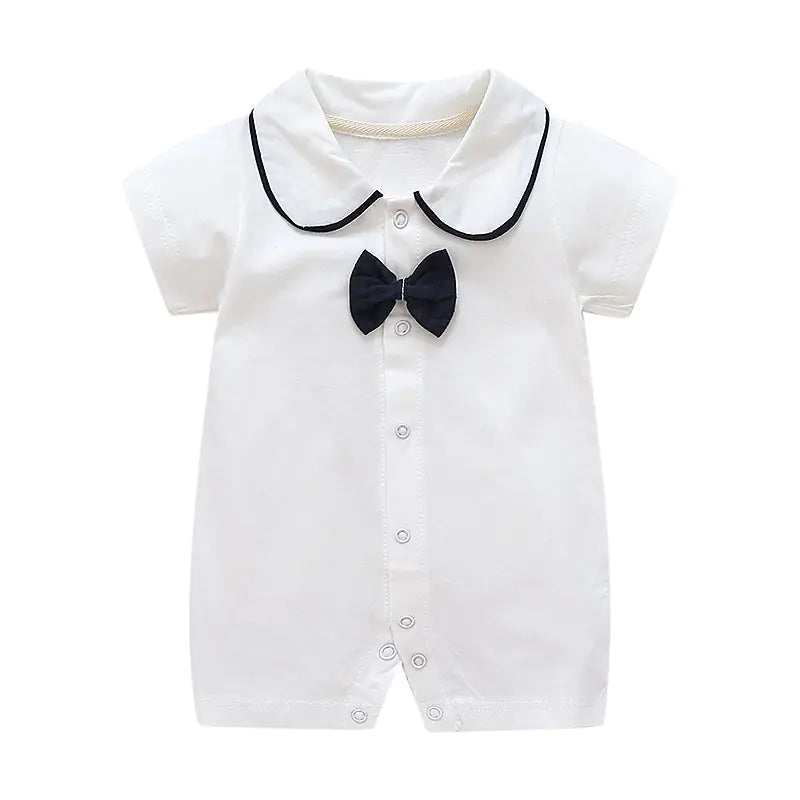 Summer Short Sleeve Cotton Baby Romper Bodysuit