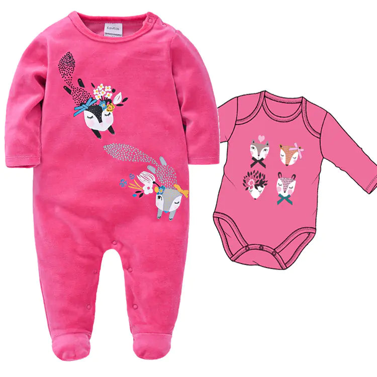 Korean Style Baby Romper for Infants and Toddlers