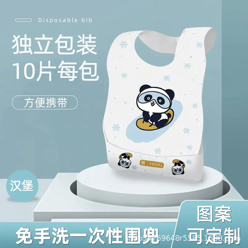 Disposable Baby Bibs with Individual Packaging for Kids