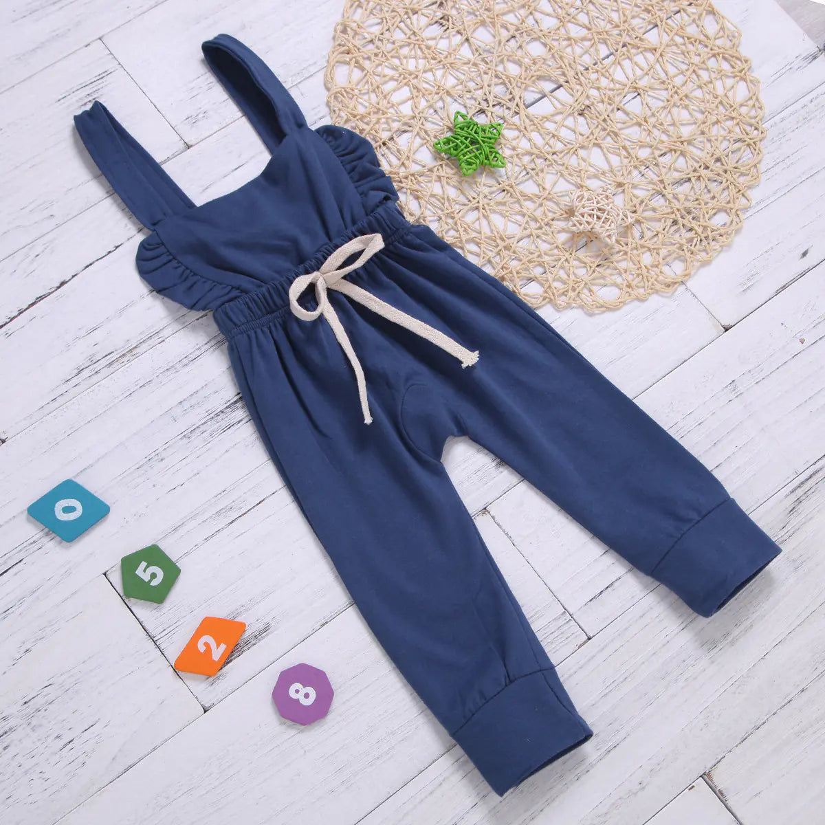 2019 Summer Striped Cotton Baby Girls' Romper