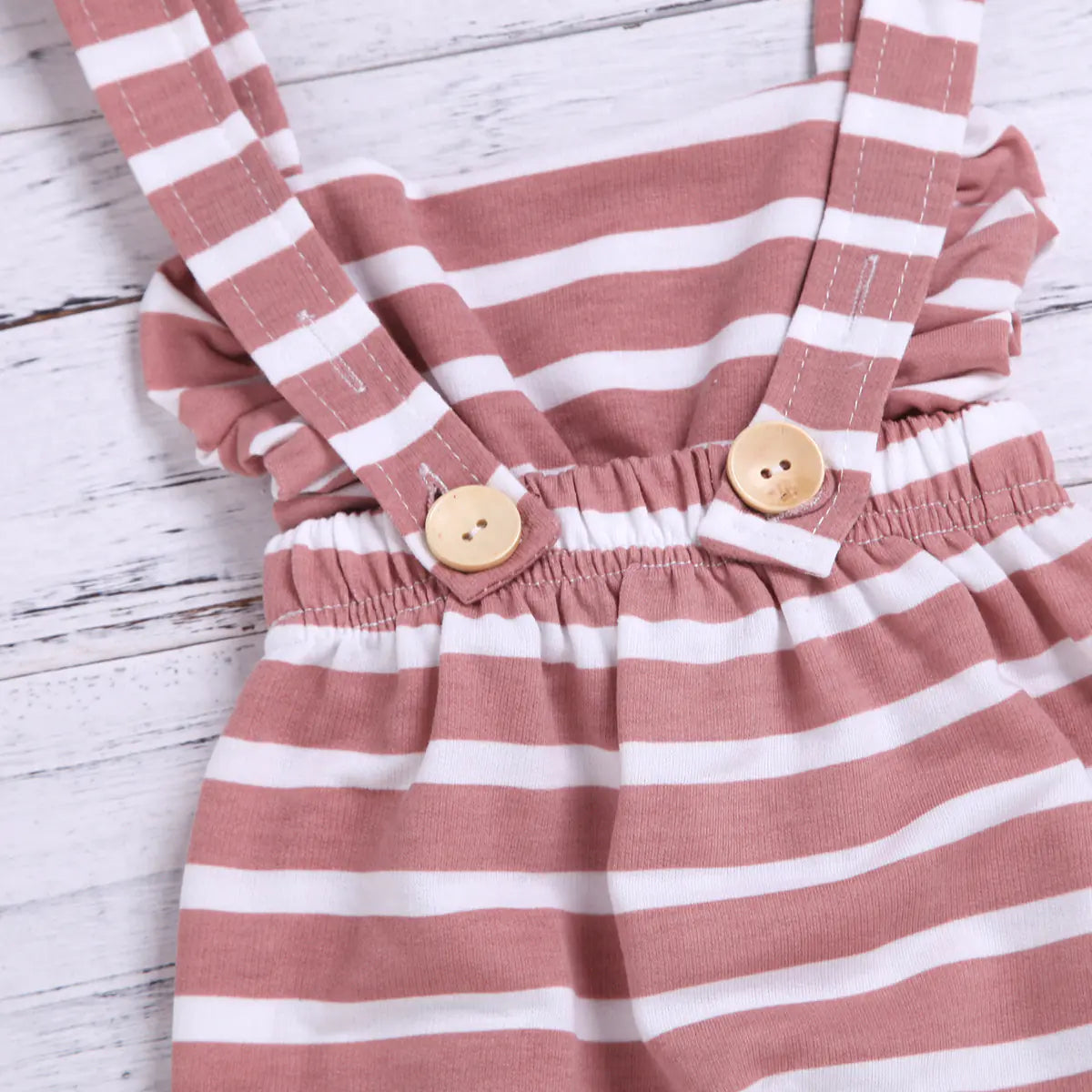 2019 Summer Striped Cotton Baby Girls' Romper