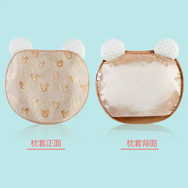 Breathable Baby Pillow with Removable Cover and Latex Fill