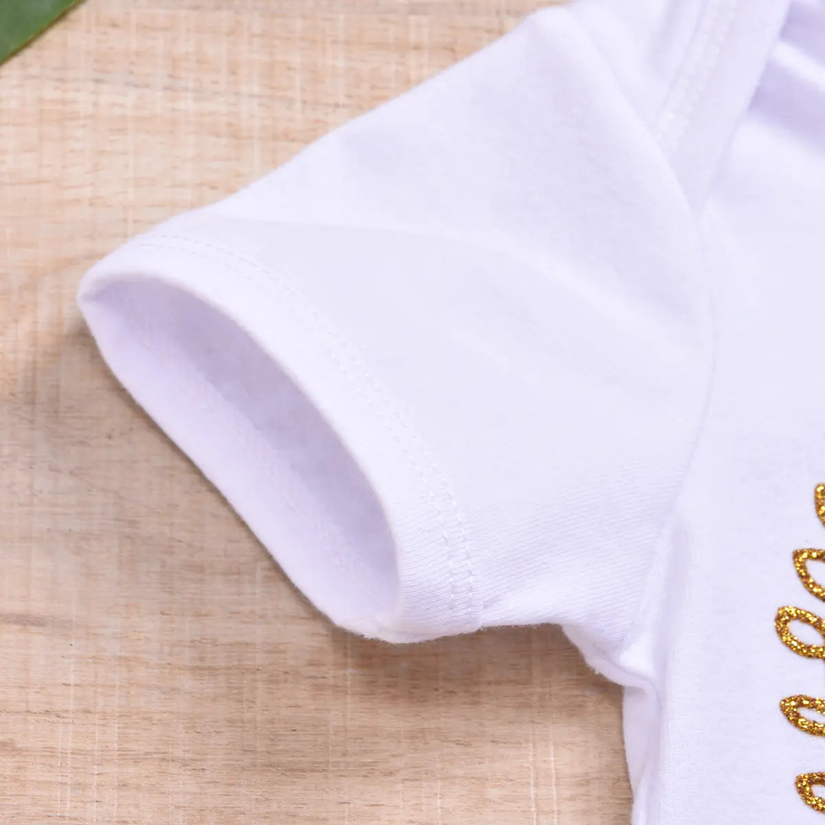 2019 Summer Baby Girl Short Sleeve Romper Set