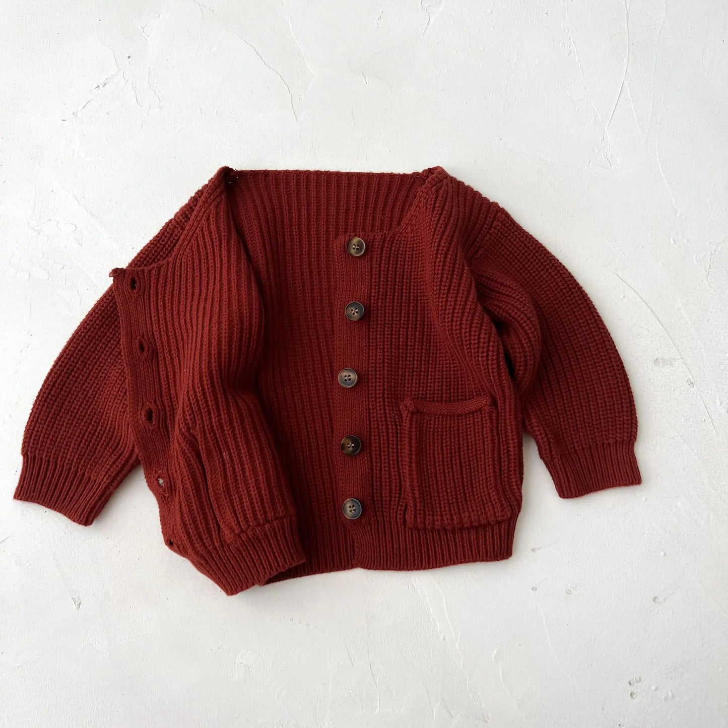 Knitted Cardigan Sweater for Infants and Toddlers
