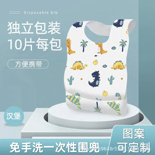 Disposable Baby Bibs with Individual Packaging for Kids