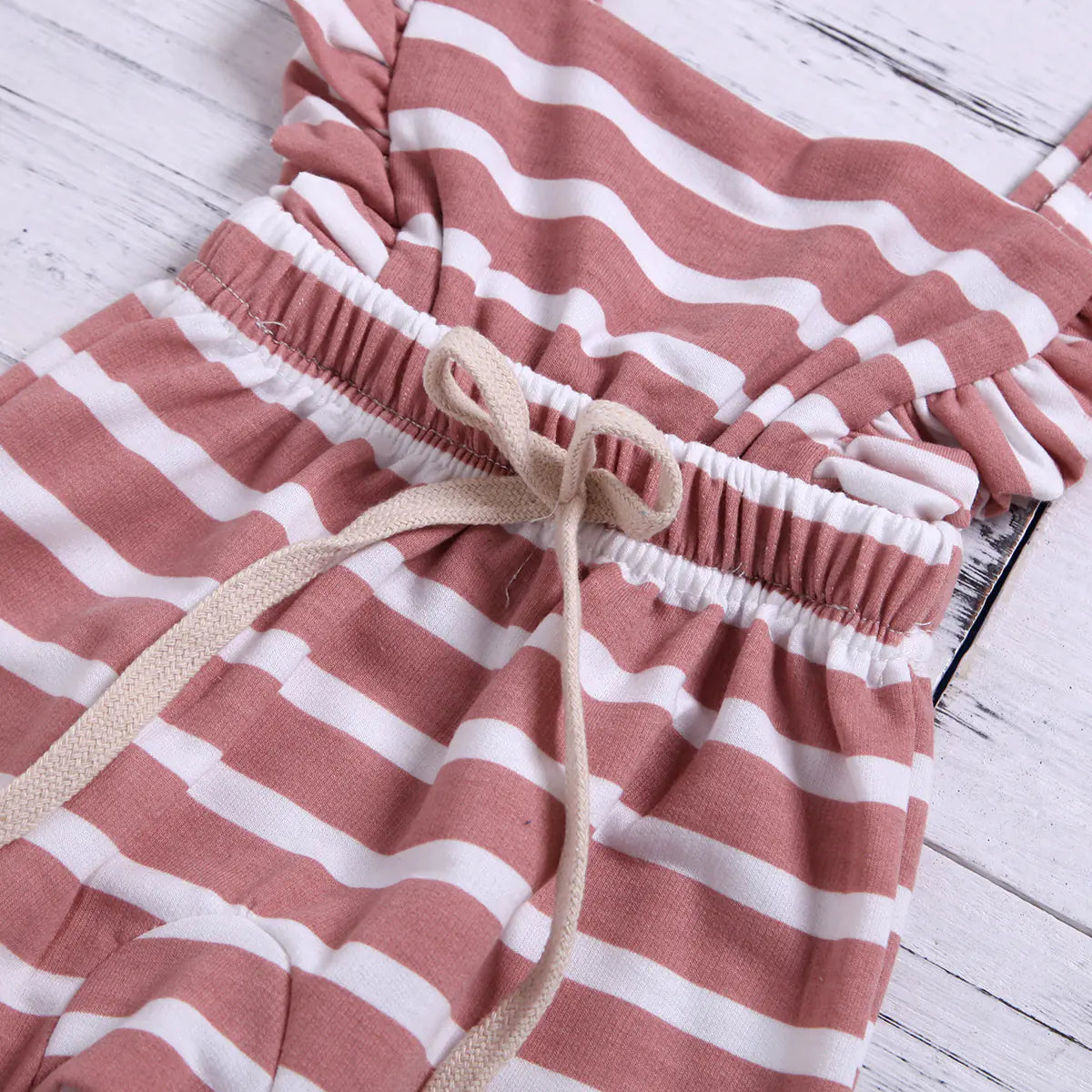2019 Summer Striped Cotton Baby Girls' Romper