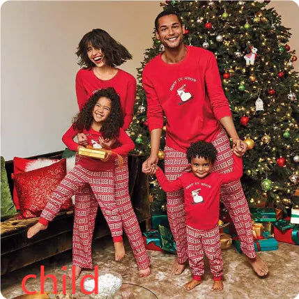 Let It Snow Family Christmas Pajama Set