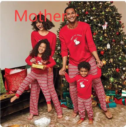 Let It Snow Family Christmas Pajama Set