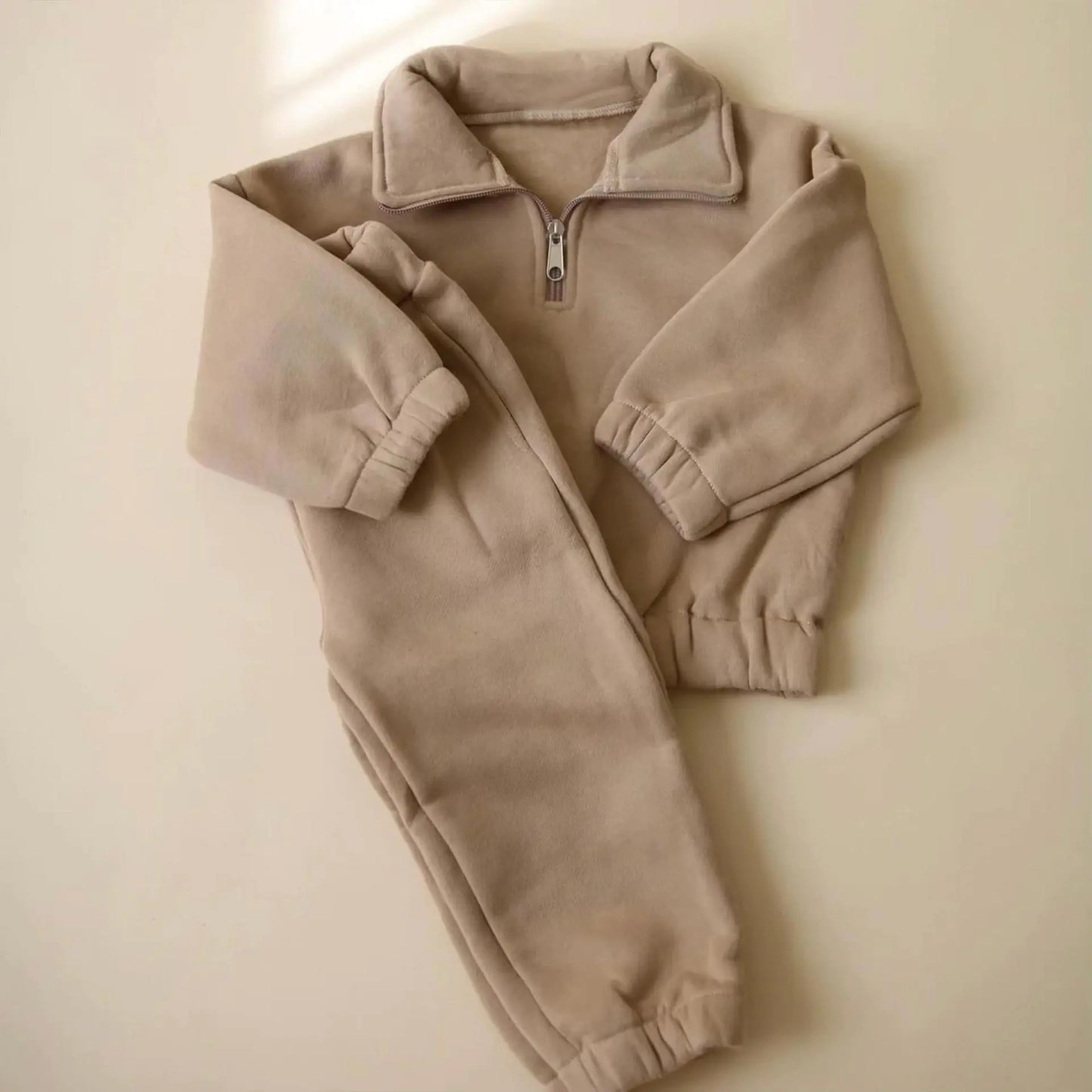 Kids Turtleneck Half Zip Fleece Set