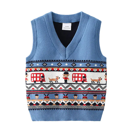 Winter Knitted Vest for Infants and Toddlers