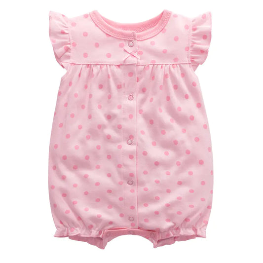 Baby Summer Cotton Romper - Short Sleeve Onesie