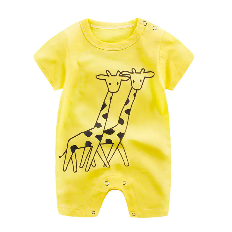 Baby Romper, Summer Short Sleeve Bodysuit