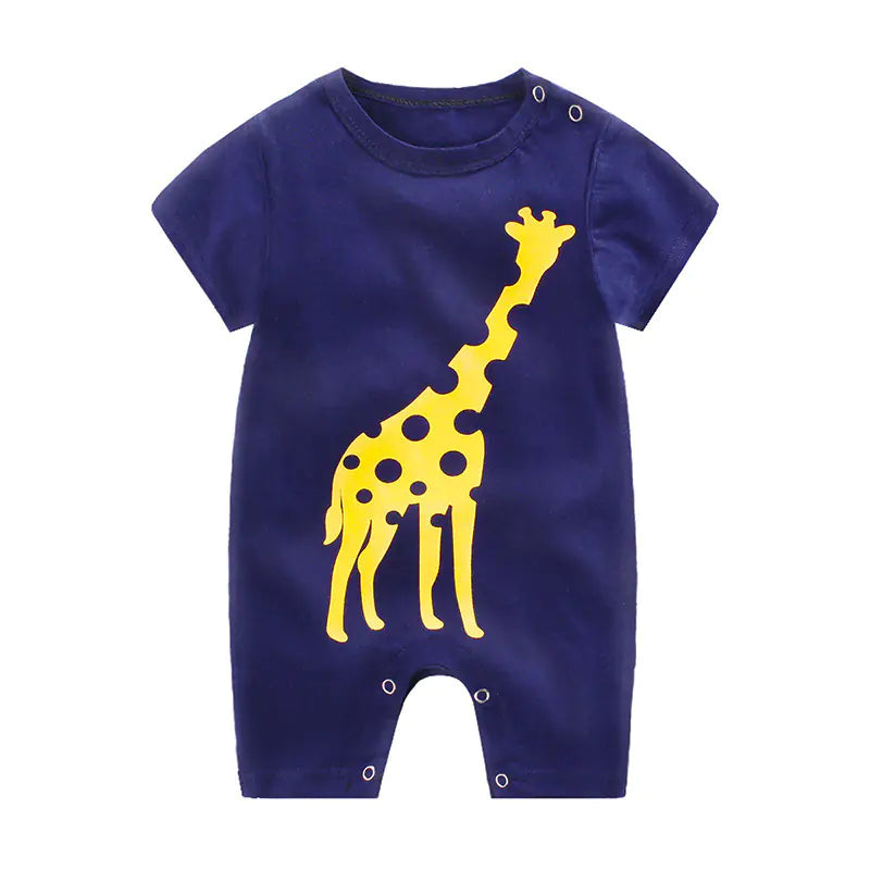 Baby Romper, Summer Short Sleeve Bodysuit