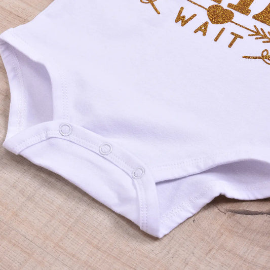 2019 Summer Baby Girl Short Sleeve Romper Set
