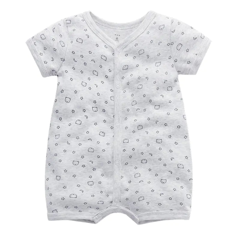 Baby Summer Cotton Romper - Short Sleeve Onesie